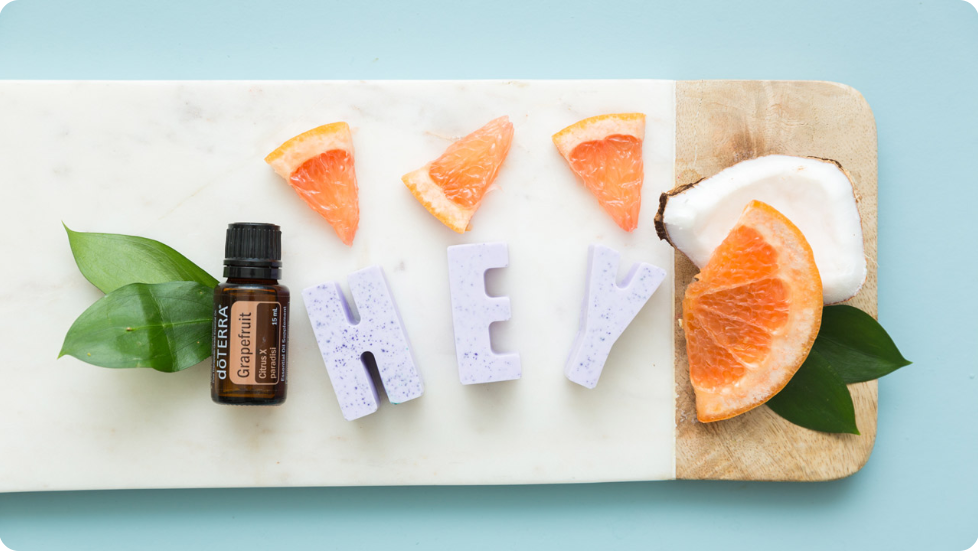 Alphabet Soap with dōTERRA Grapefruit