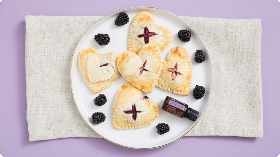 Blackberry Cream Pies with dōTERRA Lavender