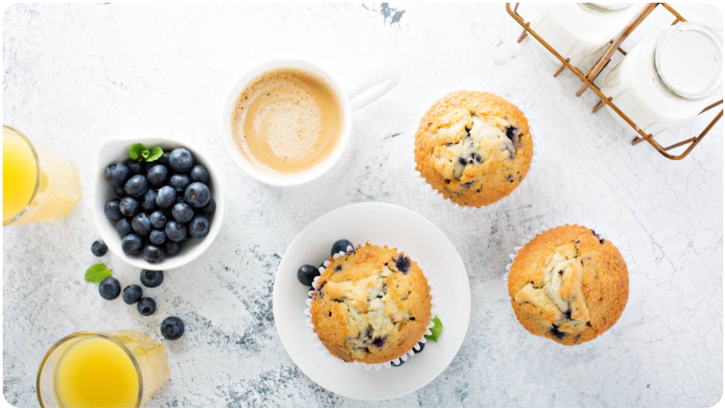 Blueberry Muffins with dōTERRA Lemon