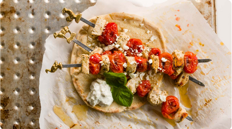 Chicken Souvlaki and Tzatziki with dōTERRA Oregano