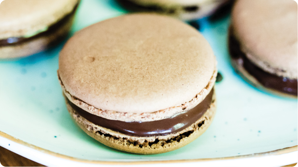 Chocolate Macarons with dōTERRA Black Pepper