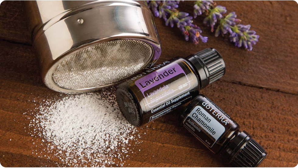 DIY Baby Powder with dōTERRA Oils