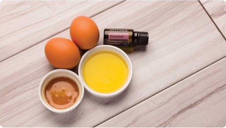 DIY Hair Mask with dōTERRA Geranium