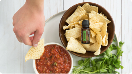 Easy Garden Salsa with dōTERRA Cilantro