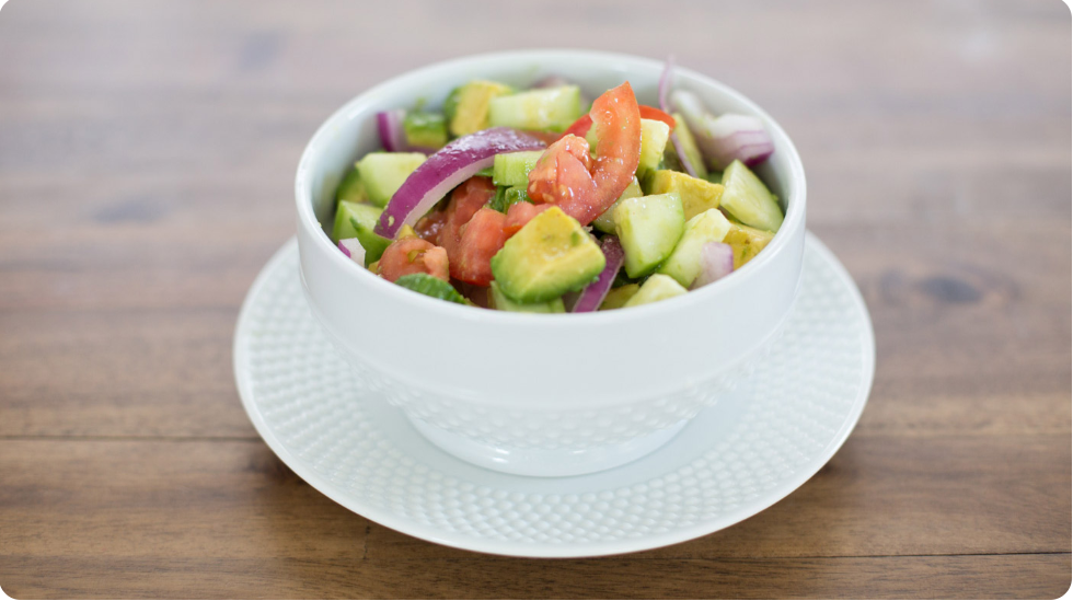French Cucumber Salad with dōTERRA Marjoram