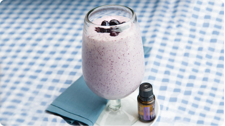 Blueberry Milkshake with dōTERRA Oils