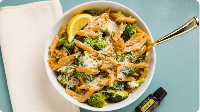 Broccoli Pasta with dōTERRA Lemon