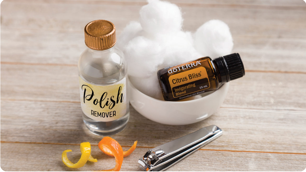 Nail Polish Remover with dōTERRA Citrus Bliss