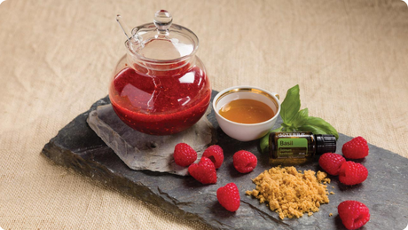 Raspberry Body Polish with dōTERRA Basil