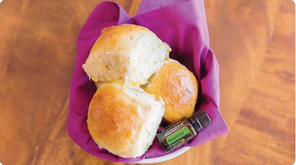 Dinner Rolls with dōTERRA Rosemary