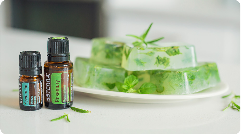 Rosemary Spearmint Soap DIY with dōTERRA Oils