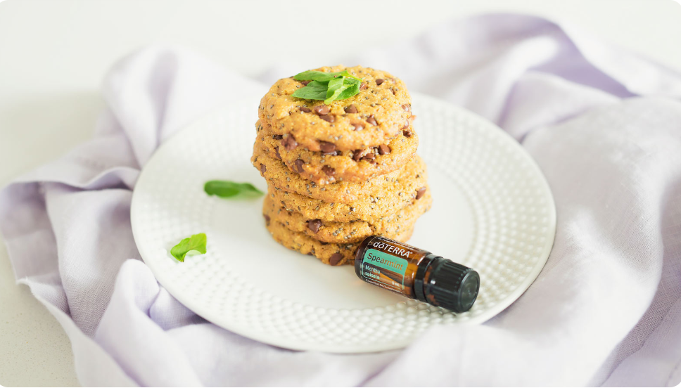 Chocolate Chip Cookies with dōTERRA Spearmint