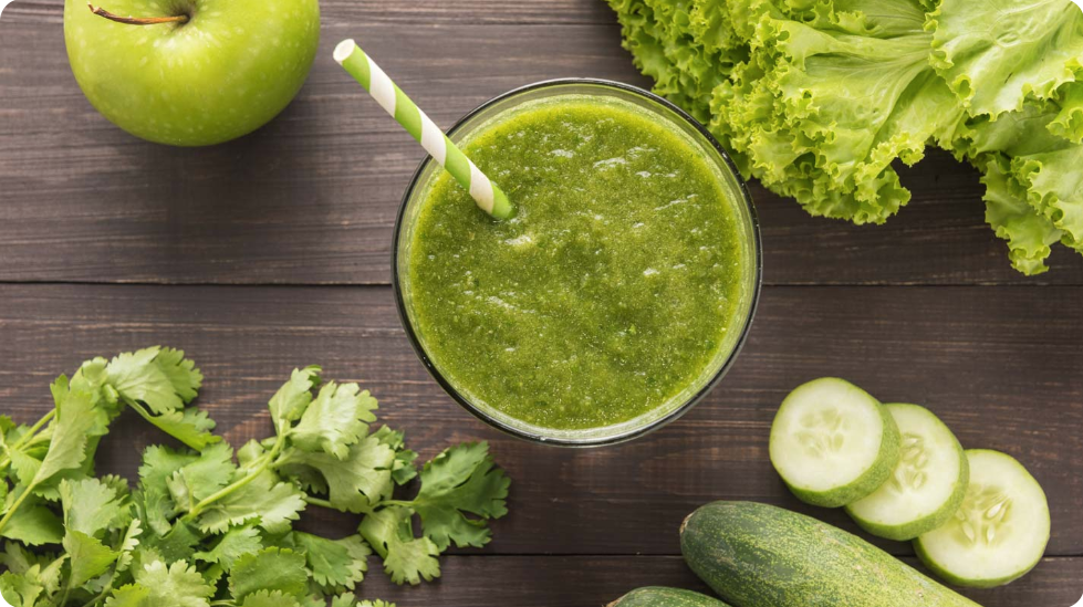 Spring Detox Juice with dōTERRA Cilantro