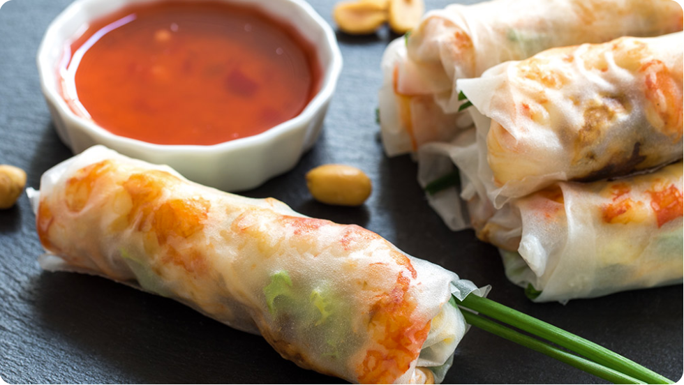 Vietnamese Rice Paper Rolls with dōTERRA Oils