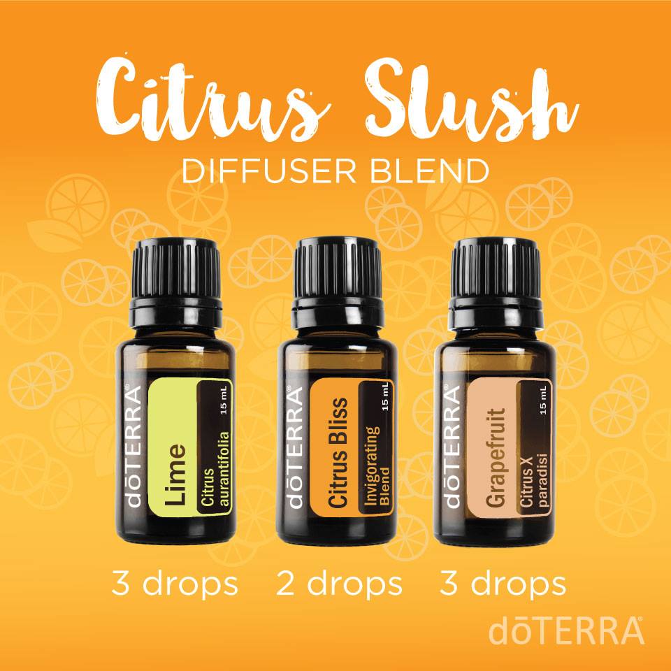 Citrus Slush Diffuser Blend with dōTERRA Oils