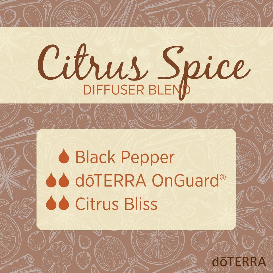 Citrus Spice Diffuser Blend with dōTERRA Oils