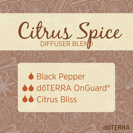 Citrus Spice Diffuser Blend with dōTERRA Oils