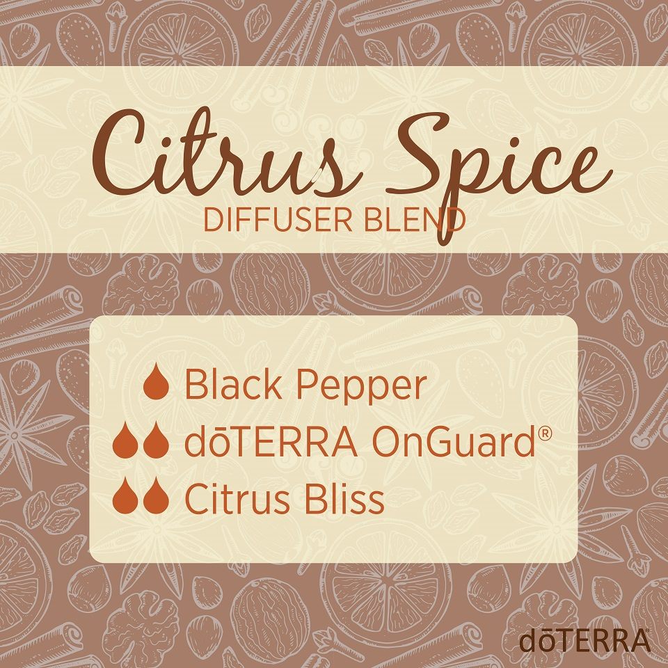 Citrus Spice Diffuser Blend with dōTERRA Oils