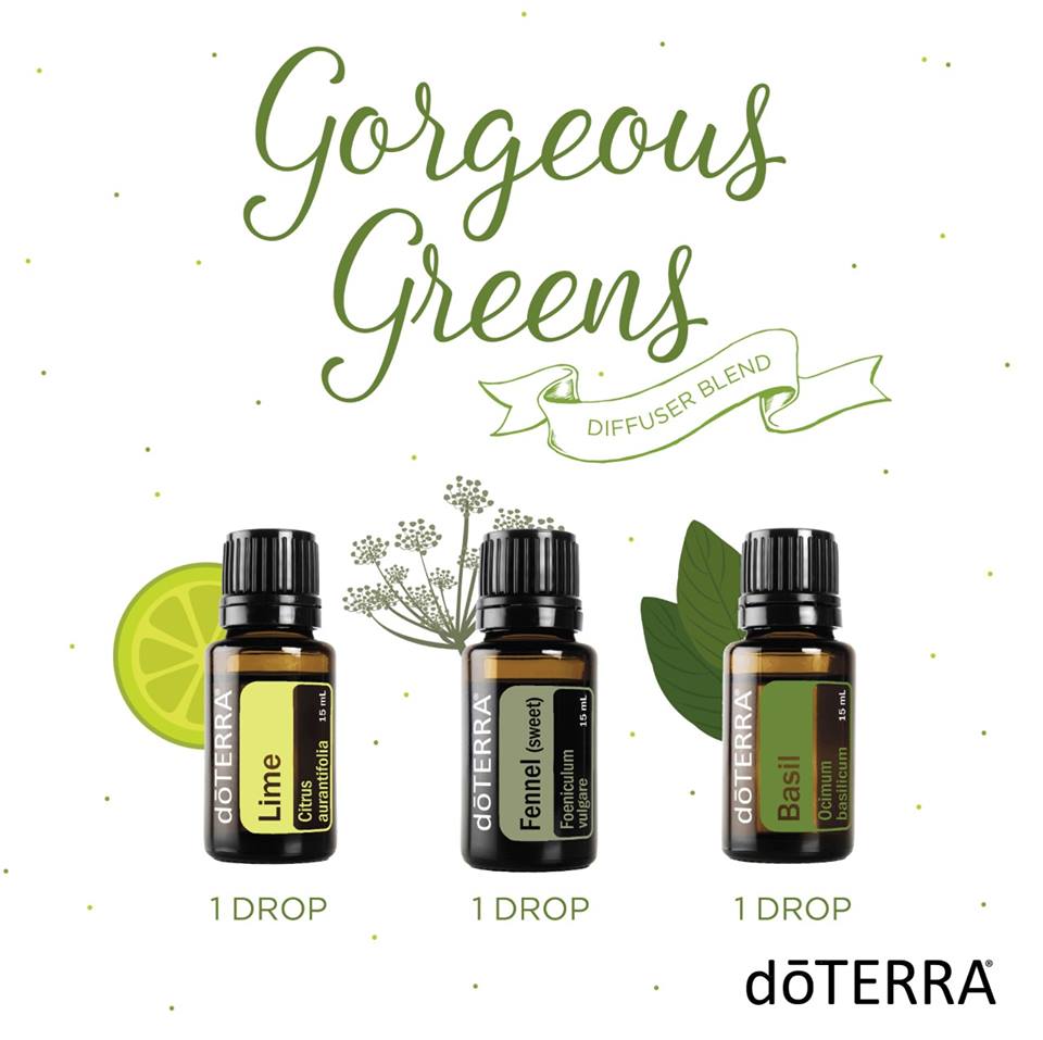 Gorgeous Greens Diffuser Blend with dōTERRA Oils