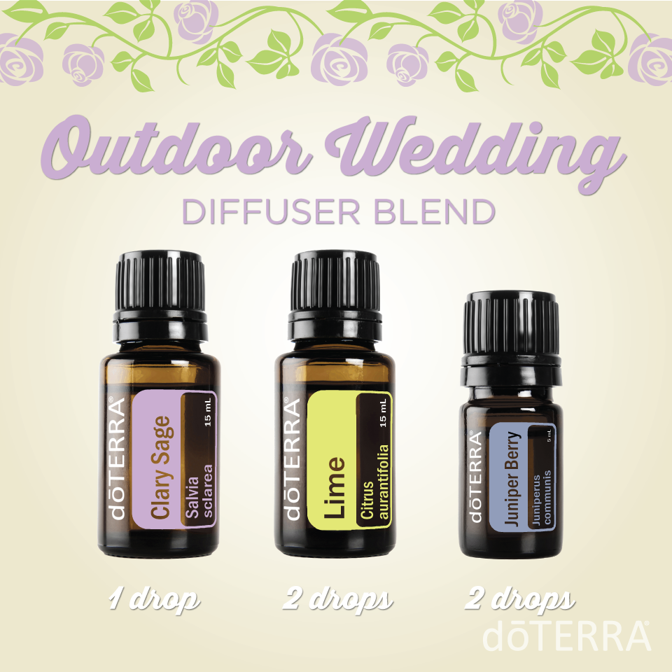 Outdoor Wedding Diffuser Blend with dōTERRA Oils