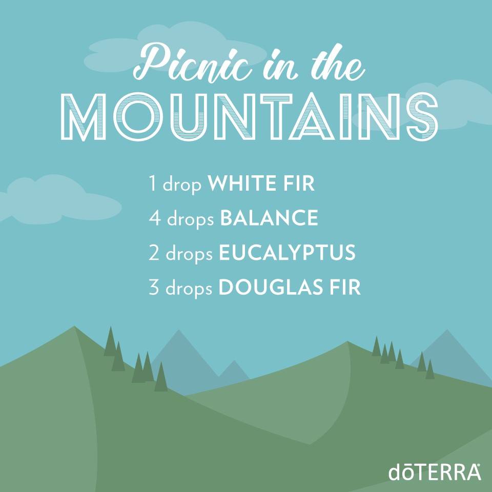 Picnic in the Mountains with dōTERRA Oils