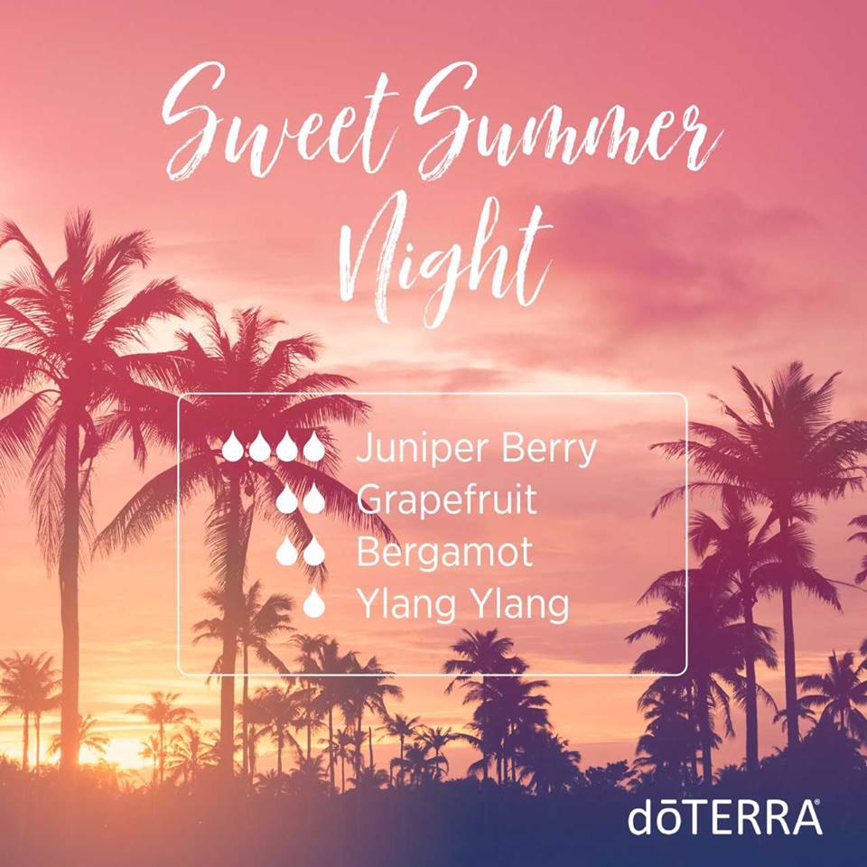Sweet Summer Night Diffuser Blend with dōTERRA Oils