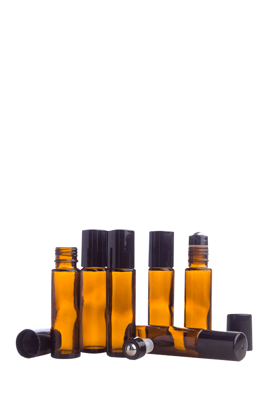 dōTERRA 10ml Amber Roller Bottles - 6 Pack