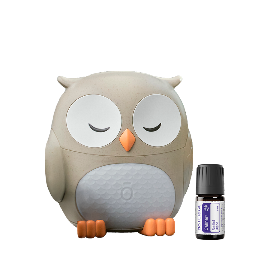 dōTERRA Owl Diffuser + Calmer Essential Oil
